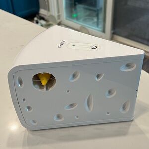 White Cheese Cat Toy